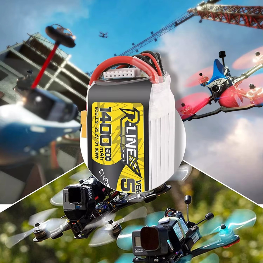 Tattu R-Line 5.0 V5 LiPo Batterie für FPV Racing Drohnen mit 850 mAh und XT30 oder XT60 Stecker - Bild 3