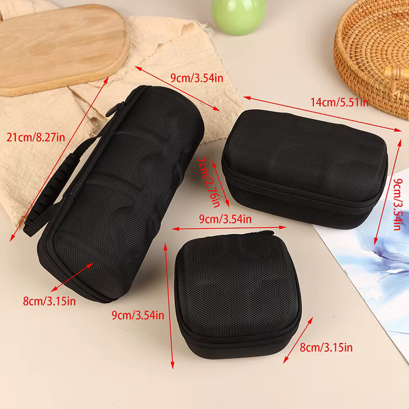 Aufbewahrungstasche für Smartwatch und Armbanduhr, Leder, Schwarz, Unisex - Bild 3