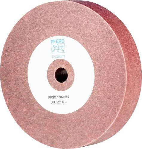 PFERD Poliflex Schleifscheibe SC Pink Durchmesser: 100 mm, Breite: 20 mm, Bohrung-Ø: 10 mm, Körnung: A120 - Bild 1