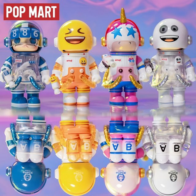 Popmart Space Molly x Emoj Serie, Blind Box Figur, Einzelfigur - Bild 1