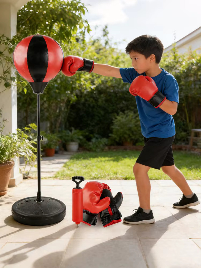 CONUSEA Kinder-Boxspielset, Outdoor-Sportset, Rot, Kunststoff - Bild 7