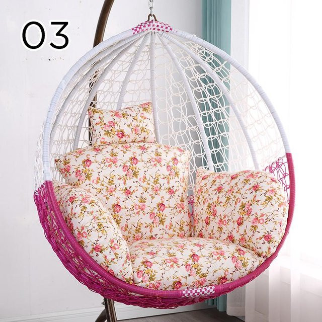 S-Cushion Cover Kissenbezug aus Baumwolle und Polyester für Hängestühle und Hängematten in Weiß - Bild 1