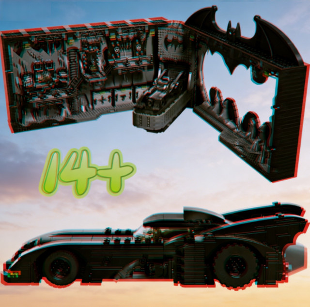 Batcave Shadow Box Klassische Desktop-Dekoration von Potdemiel in Schwarz - Bild 1