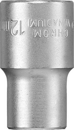 kwb Steckschlüsseleinsatz 12 mm mit 1/2 Zoll Antrieb aus Chrom-Vanadium in Silber - Bild 1