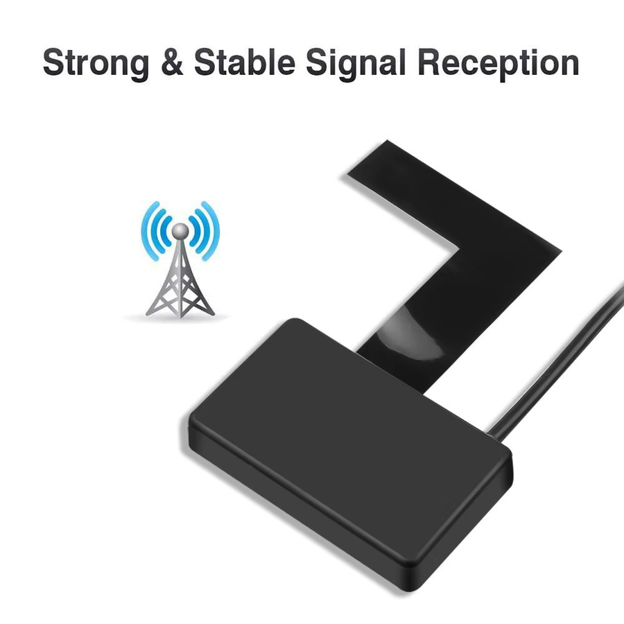 Kebidumei Aktive DAB Digital Audio Broadcasting Auto Antenne für Fenster, Dach oder Windschutzscheibe kompatibel mit Pioneer, Kenwood, JVC und Sony - Bild 4
