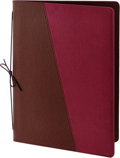 VEGA Speisekarte Sully A5 in Bordeaux Rot, B/H: 18 x 24 cm - Bild 1