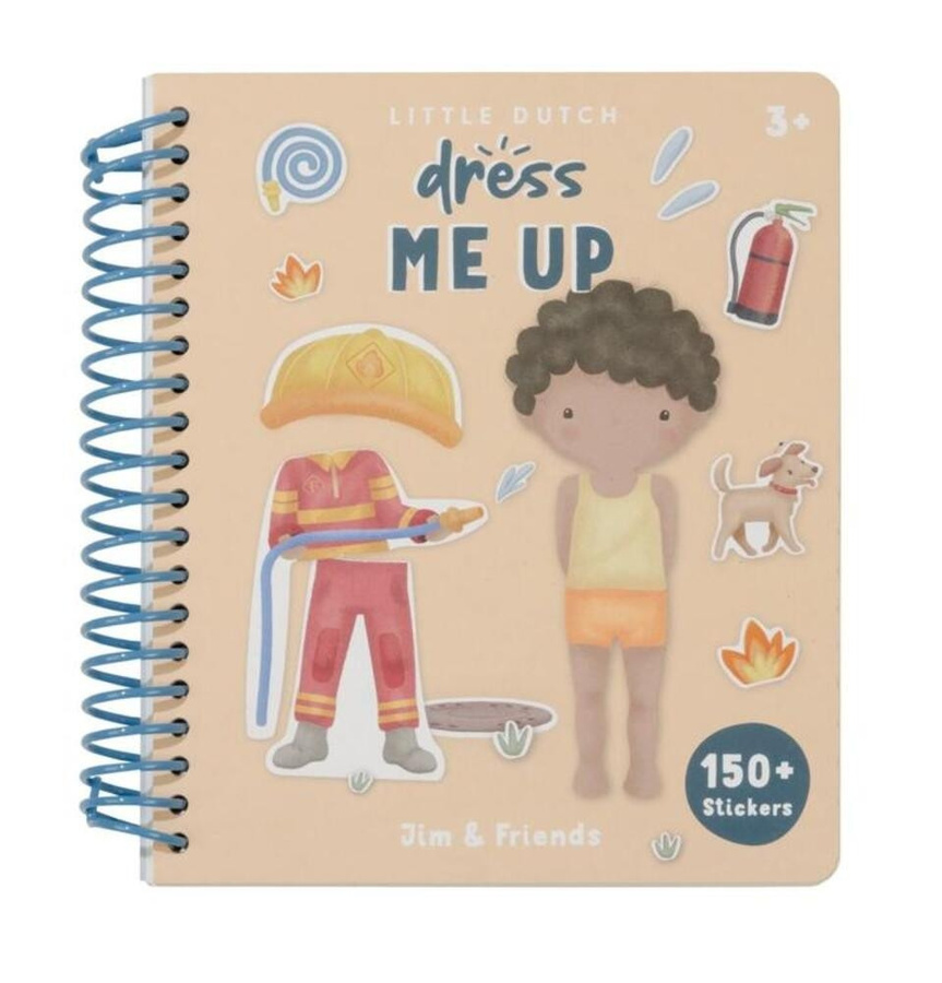 Little Dutch Stickerbuch Dress me up - Jim - Bild 1