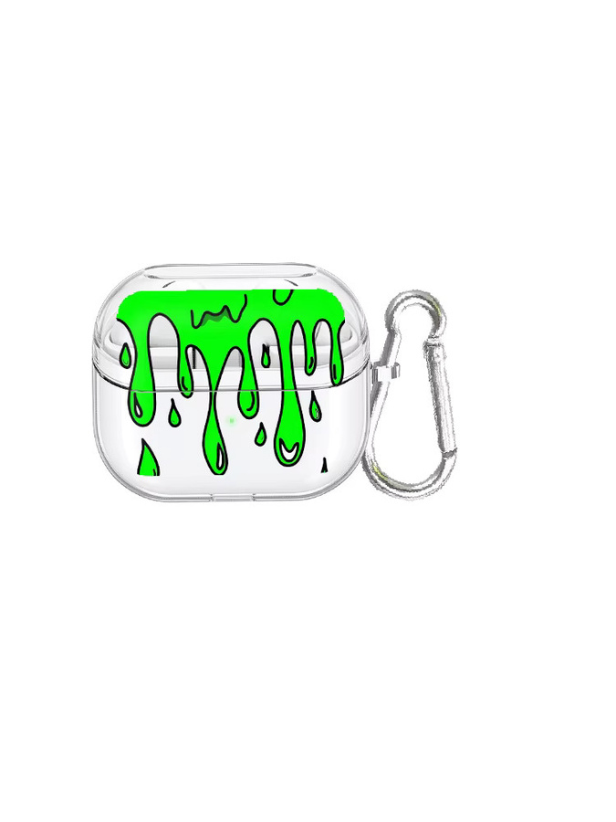 Grüne Schutzhülle im Wassertropfen-Design für Samsung Galaxy Buds Pro, Buds 3 Pro, Buds 2 Pro, Buds Live und Buds FE - Bild 2