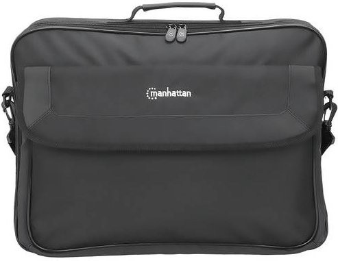 Manhattan New Notebooktasche für bis zu 17,3 Zoll, gepolstert, Schwarz - Bild 1