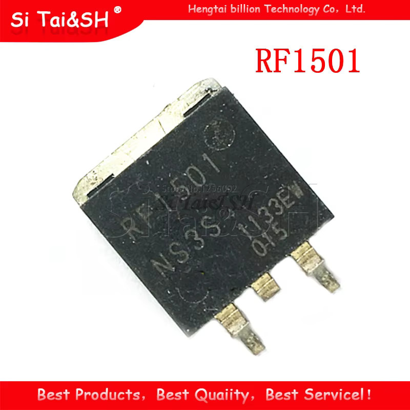 10 Stück RF1501NS3S BIS-263 SMD Transistor in Schwarz von Si Tai&SH - Bild 2
