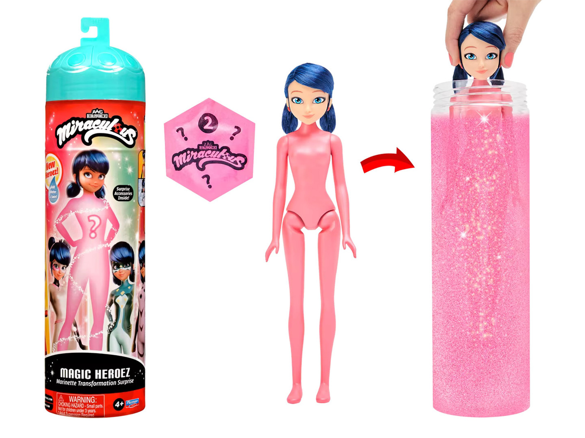 Playmates Miraculous Ladybug Marinette Überraschungs-Blindbox, Anime-Figur - Bild 3