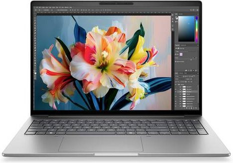 HP Notebook 16 Zoll 2.5K Silber mit Intel Grafik, 6GB RAM und 1TB SSD, QWERTZ Tastatur - Bild 1