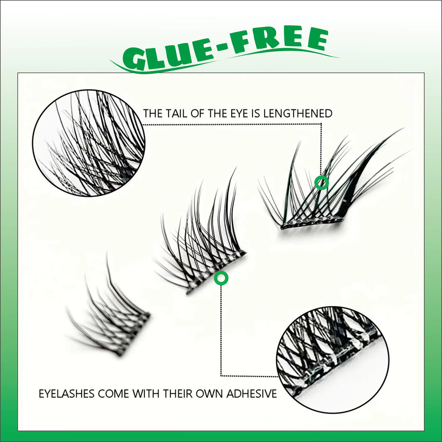 Marks Future Falsche Wimpern, C-Curl, Natürlich - Bild 3
