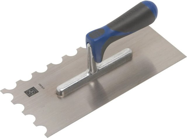 LUX-TOOLS Glättekelle spezial aus Edelstahl in Silber - Bild 1