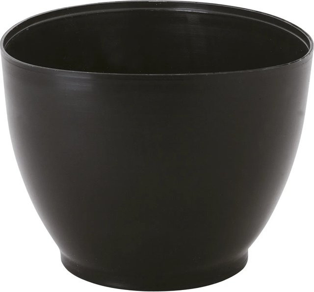 LUX-TOOLS Gipsbecher aus Kunststoff in Schwarz, rund - Bild 1