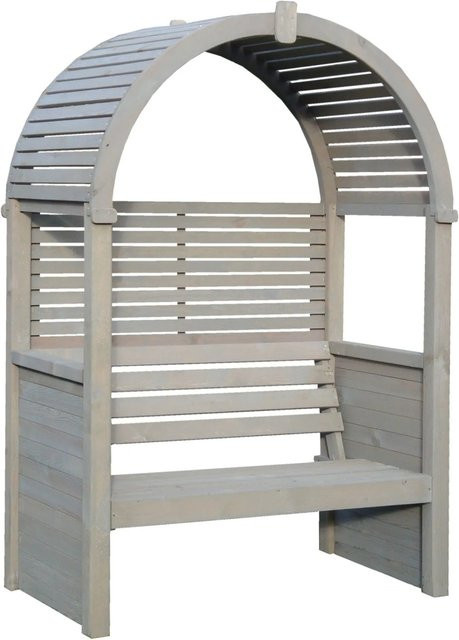 T&J Freisitz Relaks moderner Gartenstuhl in Grau B/T/H: 128 x 196 x 74 cm - Bild 1