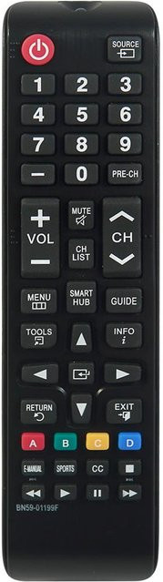 Samsung Universal-Fernbedienung BN59-01199F mit Bluetooth für Smart TV in Schwarz - Bild 1