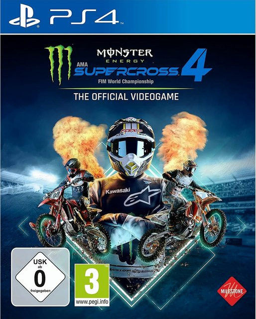 Monster Energy Supercross 4 Rennspiel für PlayStation 4 von Milestone Srl - Bild 1