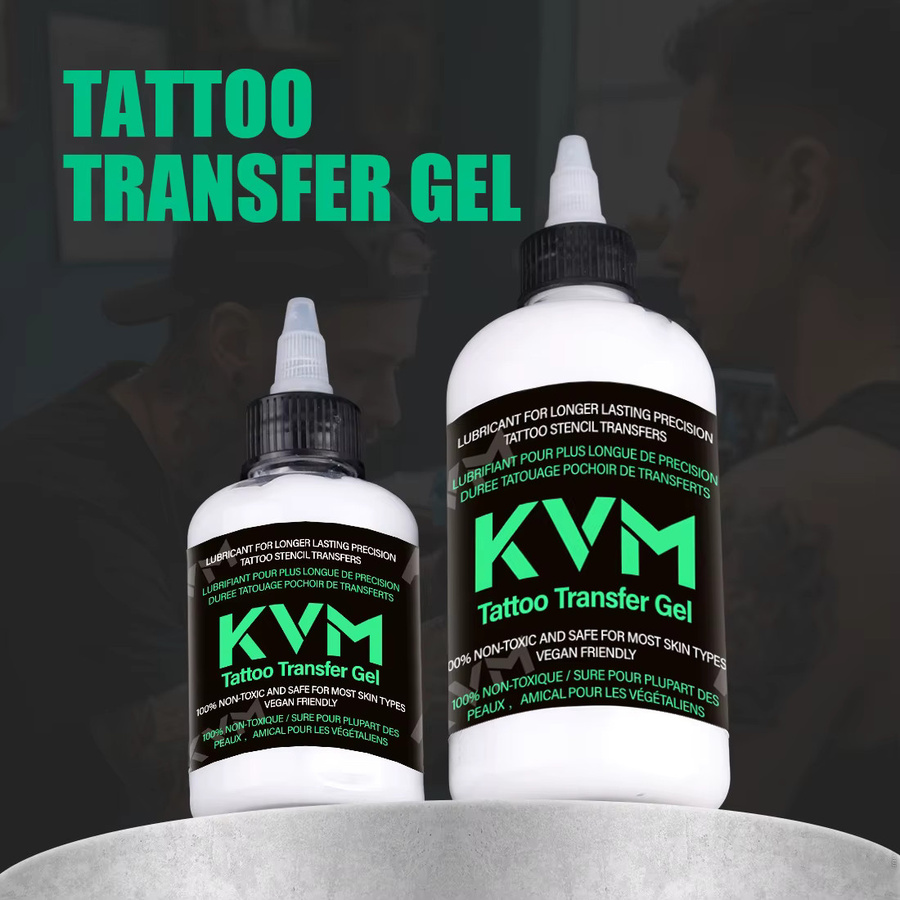 KVM Tattoo Transfer Gel Weiß, 120ml/250ml, Unisex - Bild 5
