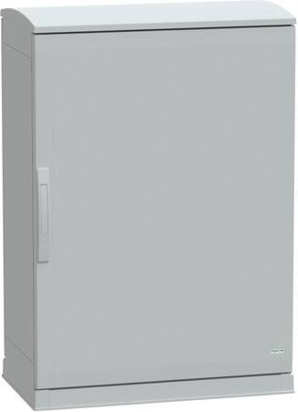 Schneider Electric Polyestergehäuse Bodenstehend mit offenem Sockel und Abdeckung, Farbe Grau, B/T/H: 100 x 75 x 42 cm, IP44 - Bild 1