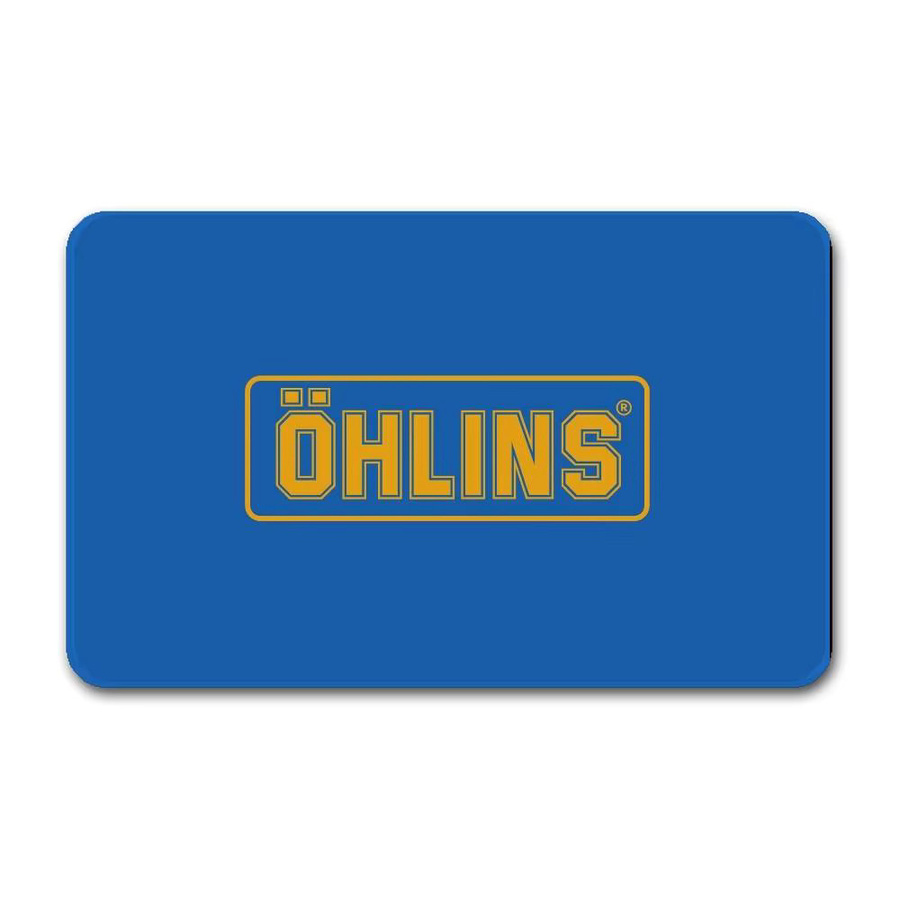 O-Ohlins Flurteppich Blau, moderner rechteckiger Bereichsteppich, waschbar und rutschfest für Wohnzimmer, Küche oder Flur - Bild 5