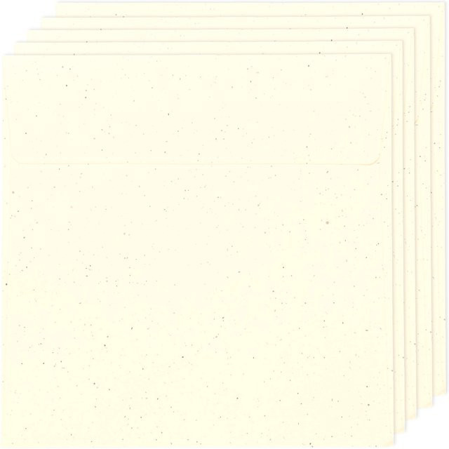 Rico Design Paper Poetry Renew Umschläge Quadratisch in Elfenbein - Bild 1