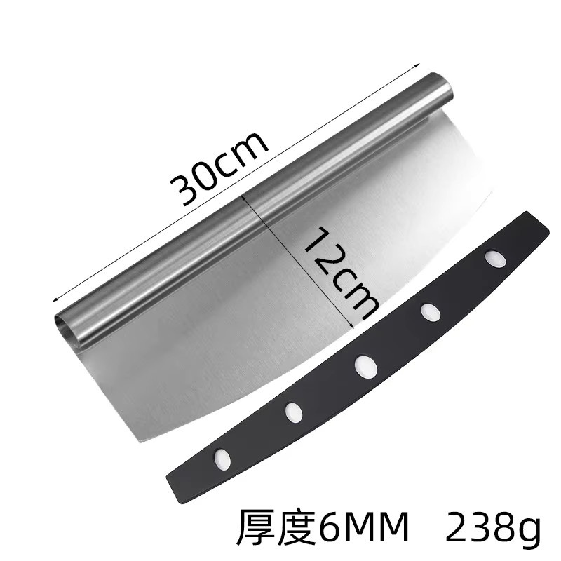 Edelstahl Pizza Cutter in Silber, Durchmesser: 32 cm - Bild 4
