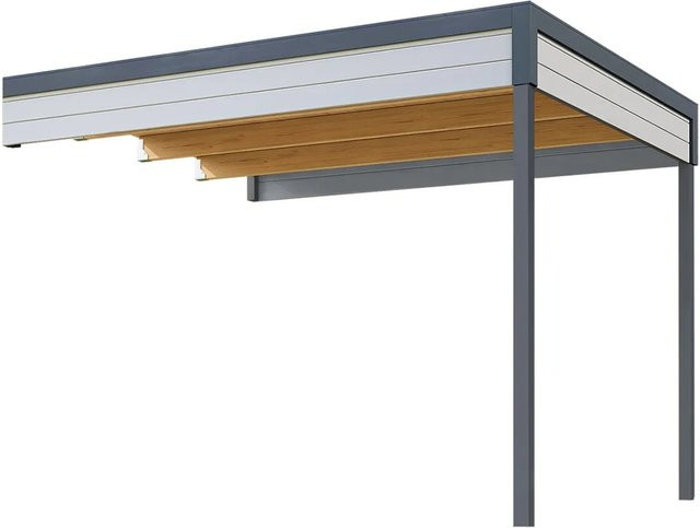 Weka Anbau 2 für Gartenhaus Batu 2 in Hellgrau, B: 300 cm x T: 250 cm - Bild 1