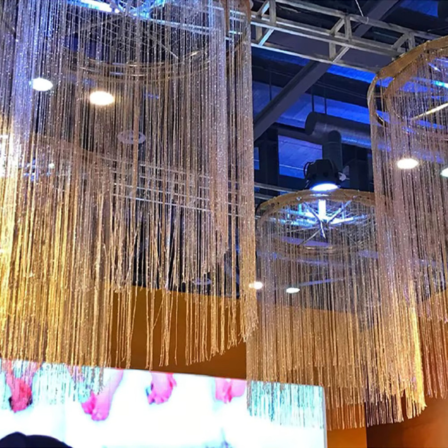 Willstar Glitzernder Türvorhang als Raumteiler in Silber, Gold oder Lila, Transparent mit Glanzquasten für Hochzeit und Party - Bild 4