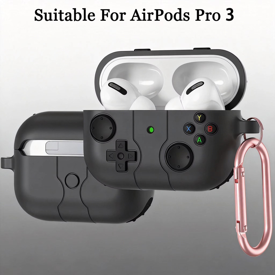Silikon Schutzhülle im Spielkonsolen-Design für Apple AirPods Pro 3 2026, AirPods 4, 3, 1, 2 und Pro 2 Ladehülle - Bild 2