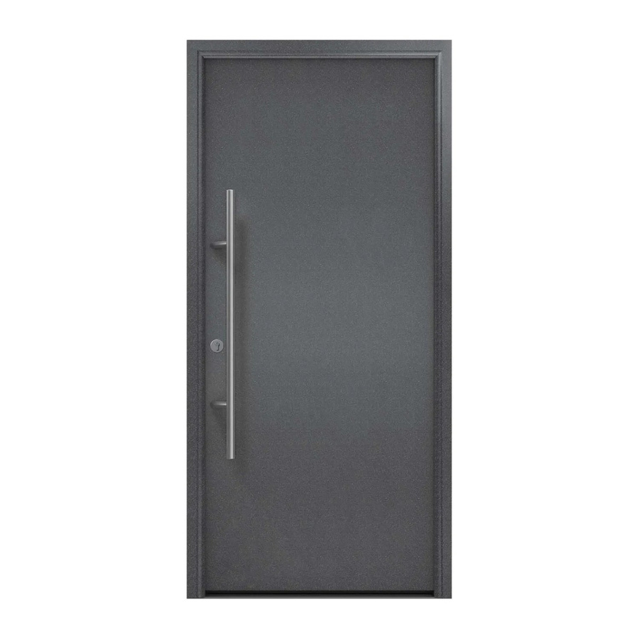 EcoStar Haustür Isopro Secur IPS 010 Anthrazitmetallic B: 110 cm, H: 210 cm, DIN L - Bild 2