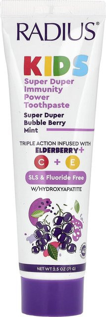 RADIUS Super Duper Immuni-Power Zahnpasta Bubble Berry Mint, 71 g - Bild 1
