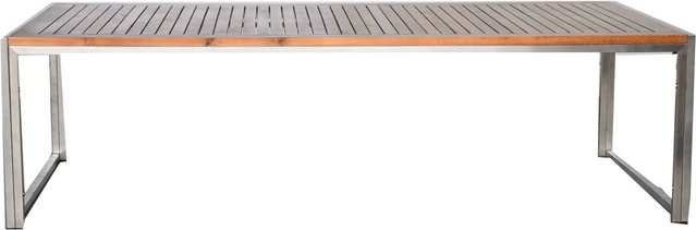 Jet-Line Gartentisch Artemis aus Akazienholz in Braun, rechteckig für Garten, Terrasse und Balkon - Bild 1