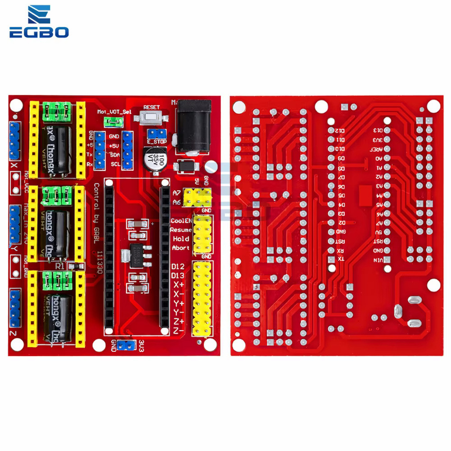 EGBO 3DV4 CNC Shield V4 mit Arduino Nano 3.0 und 3 Stück DRV8825 Reprap Schritttreiber-Set - Bild 3