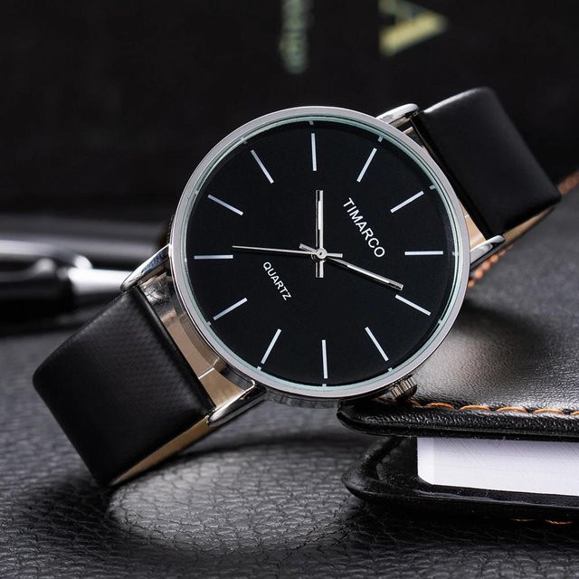 Armbanduhr Quarz, Leder, Weiß, Damen - Bild 1