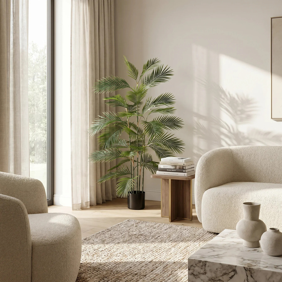 Künstliche Bergpalme von artplants in Grün, Höhe: 140 cm - Bild 4