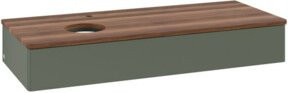 V&B Waschtischunterschrank Antao mit Beleuchtung, Farbe: Grau/Weiss, B/T/H: 120 x 50 x 19 cm - Bild 1