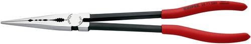 Knipex Montierzange 28 71 280 mit Querprofilen, schwarz atramentiert und Kunststoffüberzug, Farbe: Schwarz - Bild 1