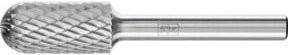 PFERD Hartmetall Frässtift Walzenrund WRC universal mittel kreuzverzahnt, Durchmesser: 12 mm, Länge: 25 mm, Schaft-Durchmesser: 6 mm, Farbe: Silber - Bild 1