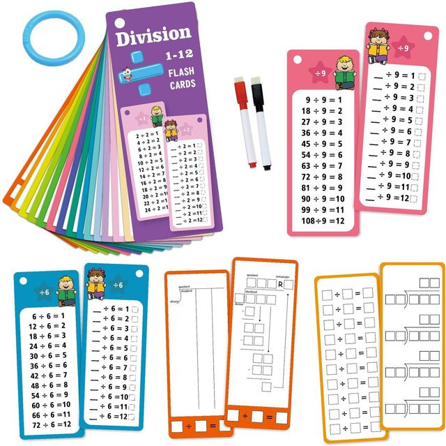 Linyi Toy Mathematik Lernset mit Addition Subtraktion Multiplikation und Division in Pink und Multicolour, 15 Stück - Bild 1