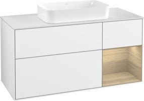 V&B Waschtischunterschrank Finion in Weiß lackiert, B/T: 120 x 60 cm - Bild 1