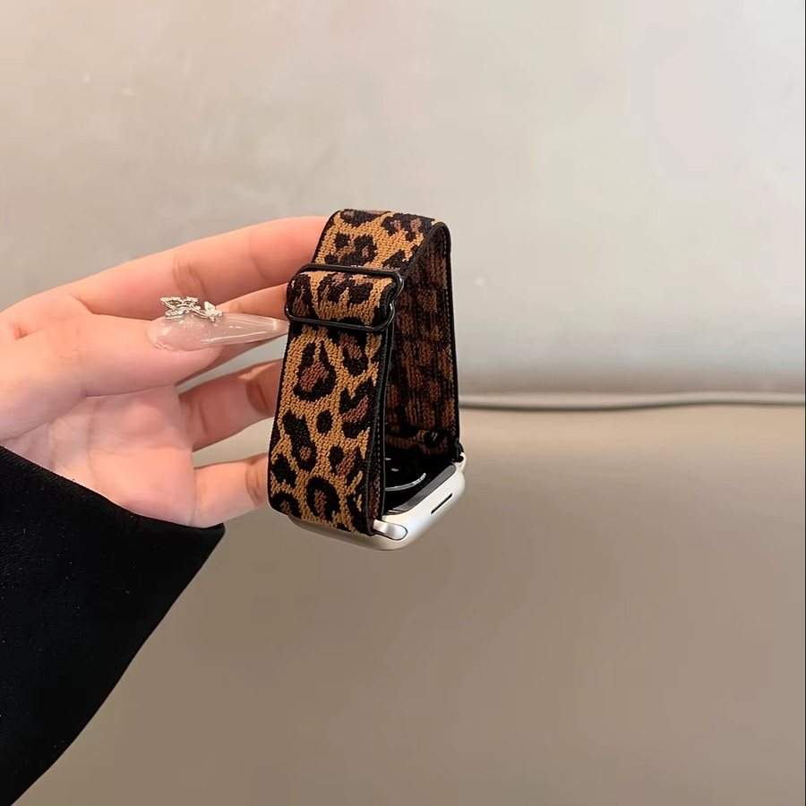 Uhrenarmband Nylon, Leoparden, Unisex - Bild 4