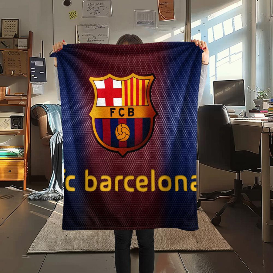 FC Barcelona Flanellblanke mit Aufdruck B/B: 150 x 200 cm - Bild 3