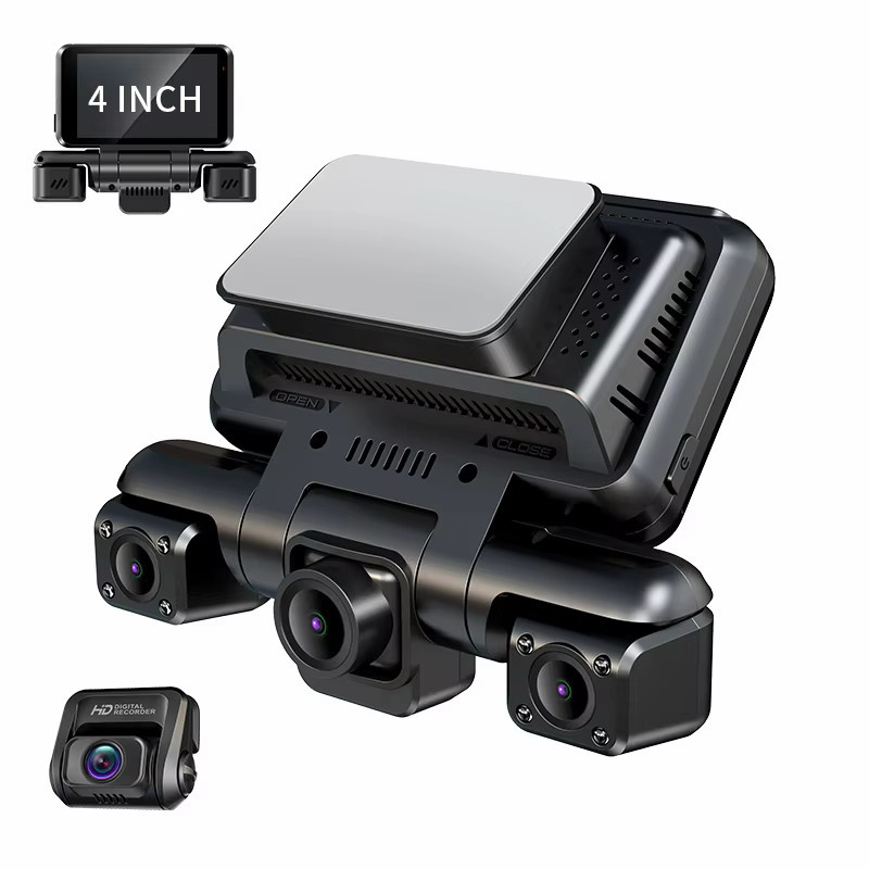XUOIB i9pro 4CH Dashcam mit 4K UHD, 360° Kamera, 4 Zoll Display, WiFi, GPS und Nachtsicht in Schwarz - Bild 7