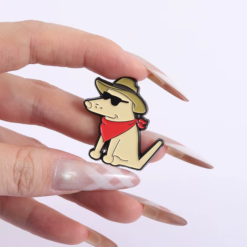Anstecknadeln Hunde-Cartoon, Miss Zoe, Unisex - Bild 4