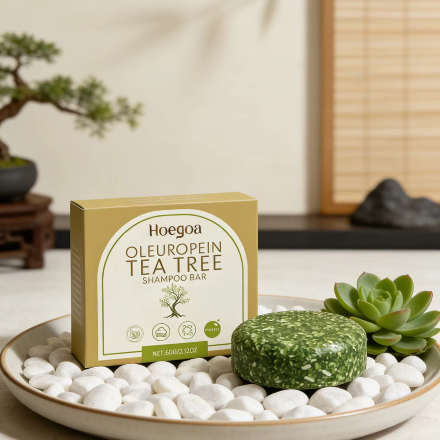 Hoegoa Shampoo-Bar Oleuropein, Teebaumöl, Unisex - Bild 4