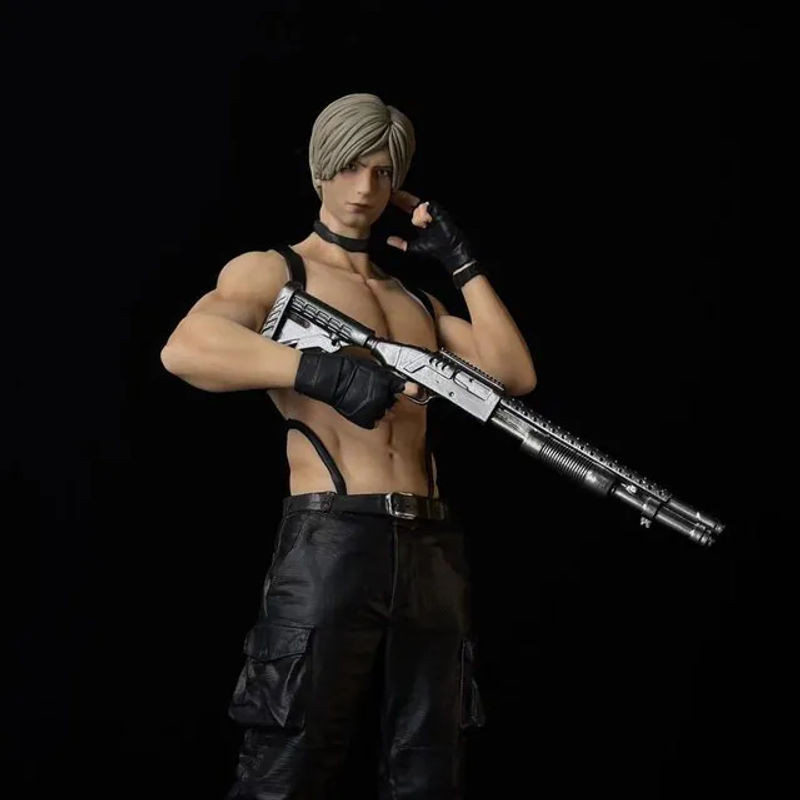 Bandai Leon S. Kennedy GK-Figur der 3. Generation aus Resident Evil, mehrfarbige Anime-Spielfigur zur Desktop-Dekoration - Bild 1