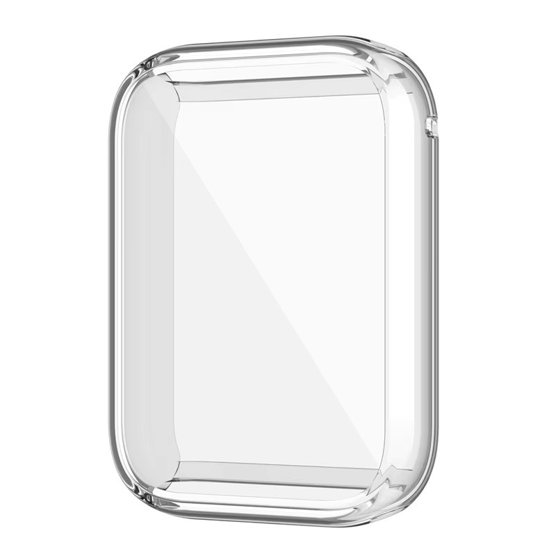 Xiaomi Band 8 Pro Schutzhülle mit TPU-Beschichtung und gehärtetem Glas Display, Transparent/Blau - Bild 3