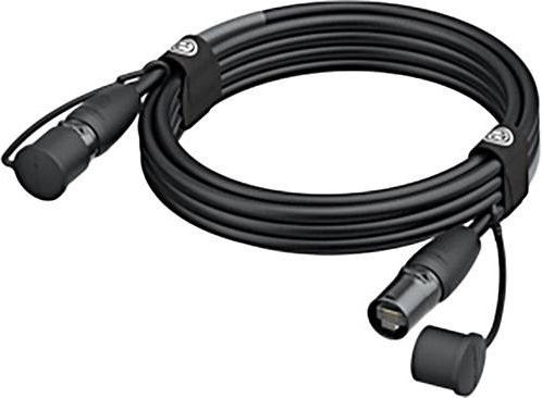 Neutrik NKE5E-E1E1-M0010 Cat5e RJ45 Ethernet Patchkabel Schwarz, Länge: 1 m - Bild 1