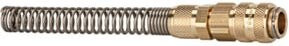 Riegler Schnellverschlusskupplung NW 5, Messing blank, starr, für Schlauch 6x4 mm, silber - Bild 1